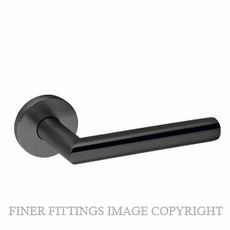 JNF IN.00.030.TB.RC08M LEVER HANDLE ON ROSE 19MM TITANIUM BLACK