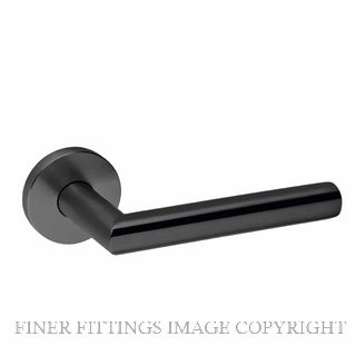 JNF IN.00.030.TB.RC08M LEVER HANDLE ON ROSE 19MM TITANIUM BLACK