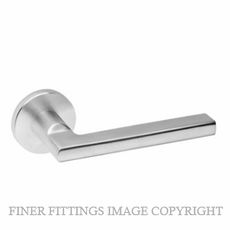 JNF IN.00.049.RC08M  LEVER ON ROUND ROSE SATIN STAINLESS