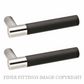 JNF IN.00.185.SR LOFT BLACK LEVER HANDLES SATIN STAINLESS