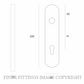 JNF IN.03.009.PZ.85 EURO PLATE WITH SPRING 85CC 230X40MM