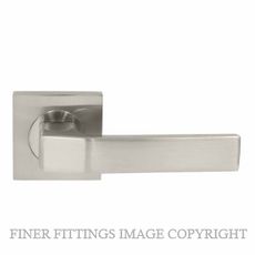 WINDSOR QUBE ELITE LEVER ON ROSE BRUSHED NICKEL