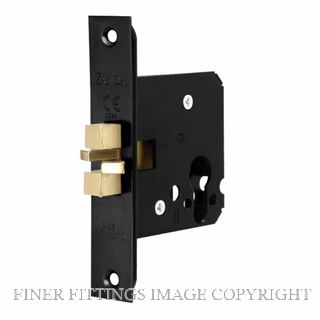 ZANDA 1290.BLK SLIDING DOOR MORTICE LOCK CLAW TYPE MATT BLACK