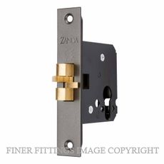 ZANDA 1290.GN SLIDING DOOR MORTICE LOCK CLAW TYPE GRAPHITE NICKEL