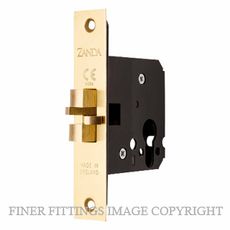 ZANDA 1290.SB SLIDING DOOR MORTICE LOCK CLAW TYPE SATIN BRASS