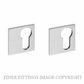 JNF IN.04.QY03SL SLIM EURO CYLINDER ESCUTCHEON