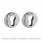 JNF N.04.RY01M EURO CYLINDER ESCUTCHEON LESS IS MORE SATIN STAINLESS