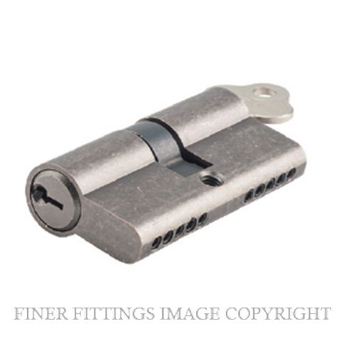 SDG21607-KA3 DUAL FUNCTION KEY-KEY EURO CYLINDER RUMBLED NICKEL