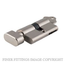 SDG21619-KA3 DUAL FUNCTION KEY-TURN EURO CYLINDER SATIN NICKEL