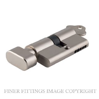 SDG21619-KA3 DUAL FUNCTION KEY-TURN EURO CYLINDER SATIN NICKEL