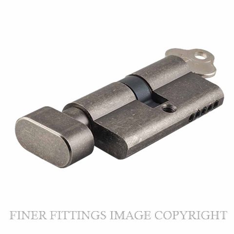 SDG21617-KA3 DUAL FUNCTION KEY-TURN EURO CYLINDER RUMBLED NICKEL