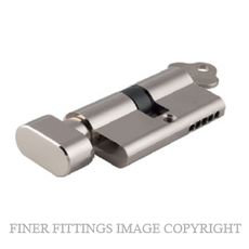 SDG21618-KA3 DUAL FUNCTION KEY-TURN EURO CYLINDER POLISHED NICKEL