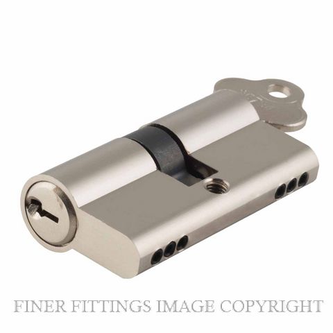 SDG21645 KA1 EURO DOUBLE KEYED LOCK CYLINDERS 45MM SATIN NICKEL