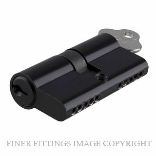 SDG21653 KA3 DUAL FUNCTION 80MM EURO LOCK CYLINDERS MATT BLACK