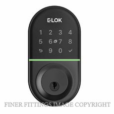 E LOK 505-60-BLK DEADBOLT 60MM MATT BLACK