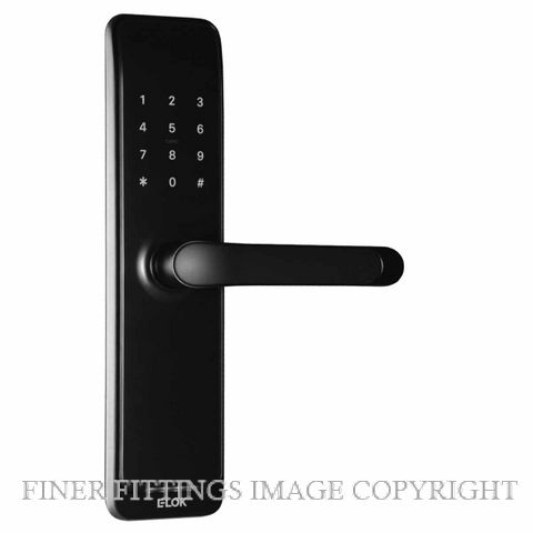 E LOK 805W 0 BLK SMART LEVERSET ONLY MATT BLACK