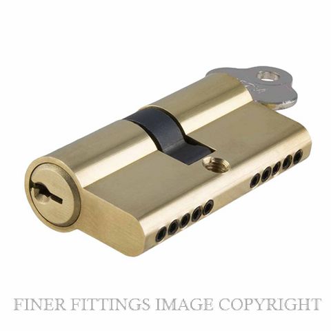 SDG21600-KA3 DUAL FUNCTION KEY-KEY EURO CYLINDER POLISHED BRASS