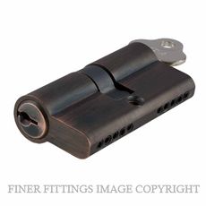 SDG21602-KA3 DUAL FUNCTION KEY-KEY EURO CYLINDER ANTIQUE COPPER