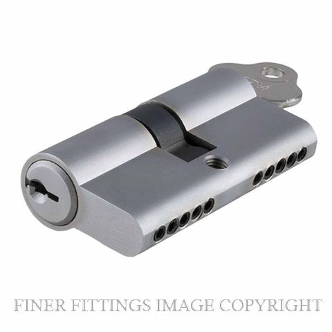 SDG21605-KA3 DUAL FUNCTION KEY-KEY EURO CYLINDER SATIN CHROME