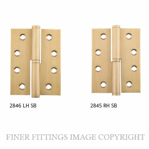 SDG 2845 - 2846 LIFT OFF HINGES SATIN BRASS