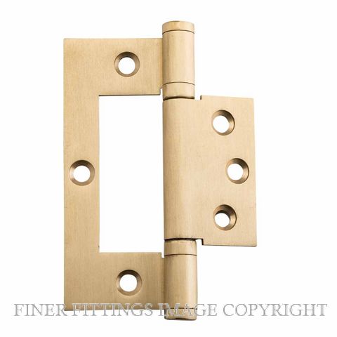 SDG 2847 HINGE HIRLINE BALL BEARING 100X49MM SATIN BRASS