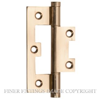 SDG 2498 HINGE HIRLINE BALL BEARING 89X35MM POLISHED BRASS