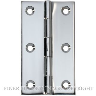 SDG 2670 HINGE FIXED PIN 89 X 50MM CHROME PLATE