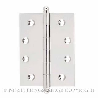 SDG 2628 HINGE - LOOSE PIN POLISHED NICKEL 100X75MM