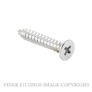 SDG SCHINGECP 25 HINGE SCREW 25X8 GAUGE CHROME PLATE