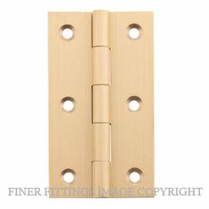 SDG 3664 FIXED PIN HINGE 89X50 SATIN BRASS