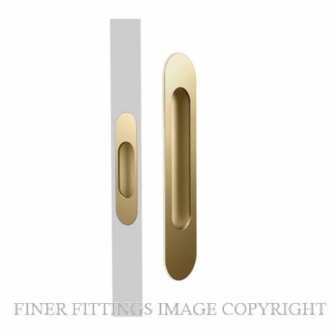 MARDECO MA9008/SET SB M SERIES FLUSH PULL X2 SATIN BRASS