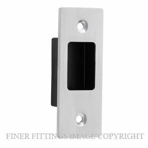 IVER 20425 SLIDING DOOR EDGE PULL BRUSHED CHROME