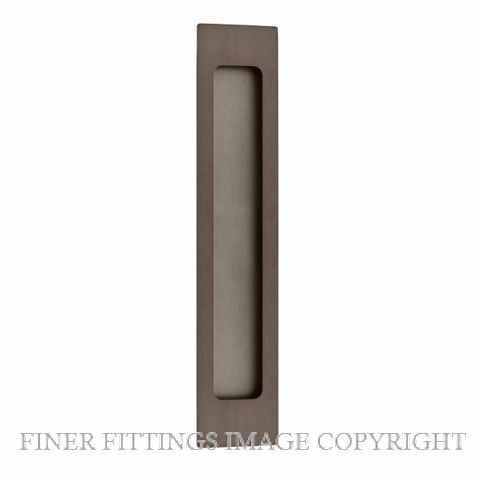 IVER 21780 FLUSH PULL RECTANGULAR SIGNATURE BRASS