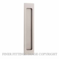 IVER 21785 FLUSH PULL RECTANGULAR SATIN NICKEL