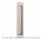 IVER 21785 FLUSH PULL RECTANGULAR SATIN NICKEL