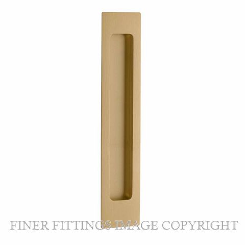 IVER 21782 FLUSH PULL RECTANGULAR BRUSHED BRASS