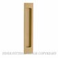 IVER 21782 FLUSH PULL RECTANGULAR BRUSHED BRASS