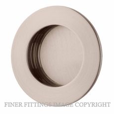 IVER 21795 FLUSH PULL ROUND SATIN NICKEL