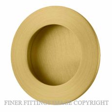 IVER 21796 FLUSH PULL ROUND PVD BRUSHED GOLD