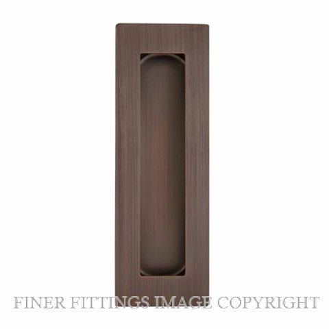 GAINSBOROUGH 730FP FLUSH PULLS AGED BRUSHED COPPER