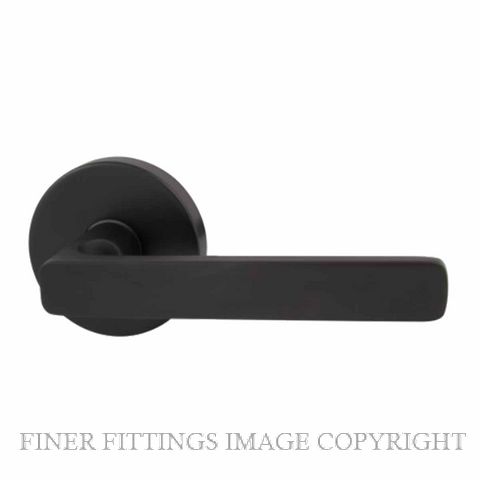 GAINSBOROUGH RIVERA MB DOOR HANDLES 57MM MATT BLACK