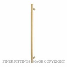 WINDSOR 8355 - 8361 MSB PLAIN PULL HANDLES MATT SATIN BRASS