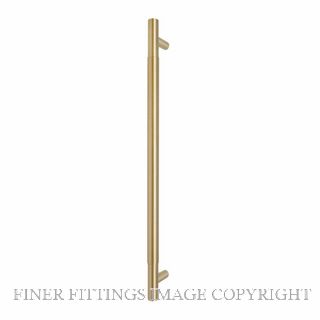 WINDSOR 8355-FF-MSB PLAIN PULL HANDLE (FF) 450MM MATT SATIN BRASS