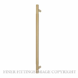 WINDSOR 8355-FF-MSB PLAIN PULL HANDLE (FF) 450MM MATT SATIN BRASS