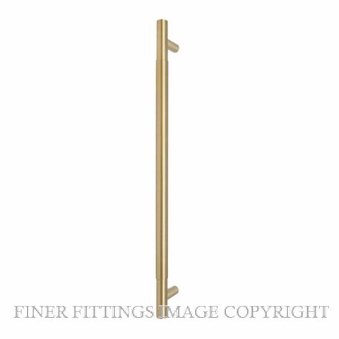 WINDSOR 8355 - 8361 MSB PLAIN PULL HANDLES MATT SATIN BRASS