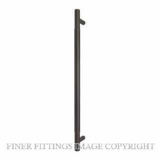 WINDSOR 8355-FF-DRB PLAIN PULL HANDLE (FF) 450MM DARK ROMAN BRASS