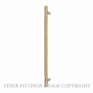 WINDSOR 8353-FF-MSB DIAMOND KNURL PULL HANDLE (FF) 450MM MATT SATIN BRASS