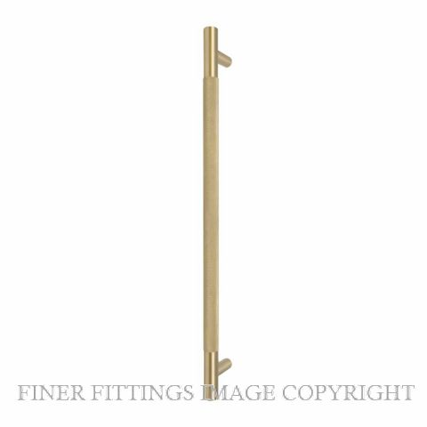 WINDSOR 8353 - 8359 MSB DIAMOND KNURL PULL HANDLES MATT SATIN BRASS