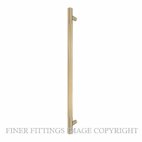 WINDSOR 8354 - 8360 MSB LINEAR KNURL PULL HANDLES MATT SATIN BRASS