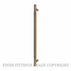 WINDSOR 8354 - 8360 RB LINEAR KNURL PULL HANDLES ROMAN BRASS